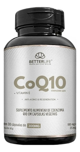 Pote Coq-10 + Vitamina E 30 Cápsulas - Betterlife