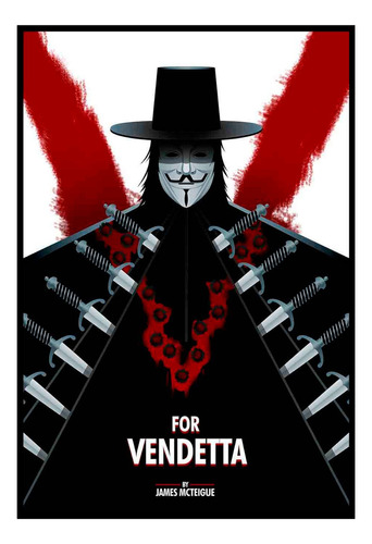 Cuadro Premium Poster 33x48cm V De Venganza