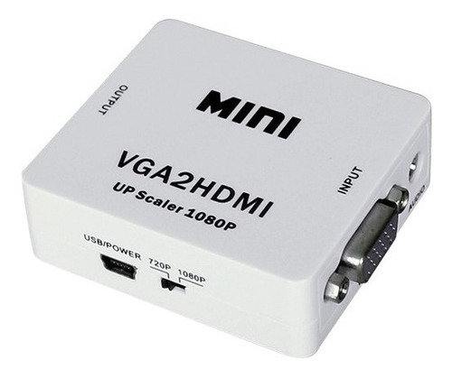 Convertidor De Hdmi A Vga  Pc Laptop Tv Monitor Pasivo