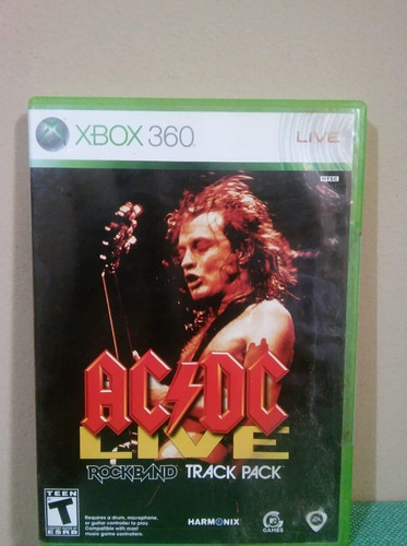 Ac/dc Live Rock Band Track Pack   Para Xbox 360 