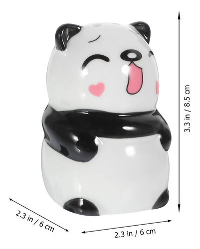 Condimentador De Cerámica Panda Molding Kitchen Pepper