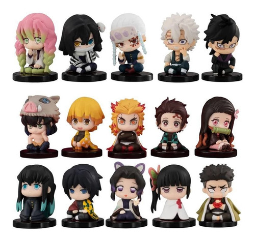 Figuras De Acción Demon Slayer Rengoku Kyoujurou Gift 15pcs