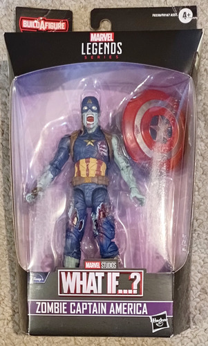 Capitán América Zombie Marvel Legends Serie What If Sellado 