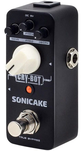 Pedal Auto Wah Sonicake Cry Bot Cor Preto