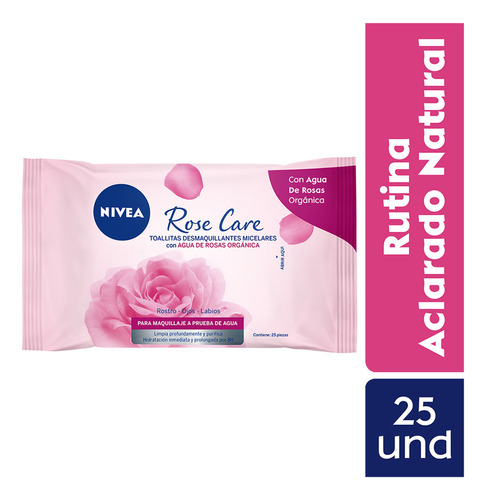 Nivea Toallitas Desmaquilladoras Roses 25 Uds