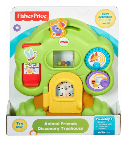 Casa De Árbol Actividades De Animales Fisher Price 6 A 36 M