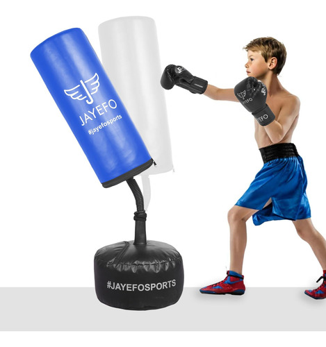 Juego Saco Boxeo Para Niños: Duradero Ajustable Muay