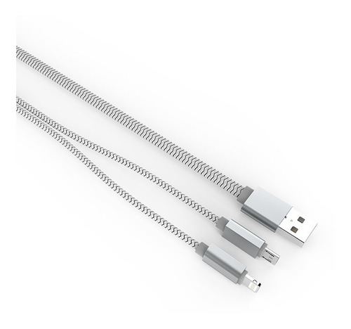 Ldnio - Cable 2 En 1 Para iPhone (lightning) Y Android