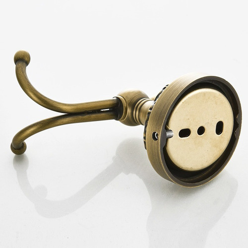 Gancho Porta Toalla Juego Baño Retro Vintage Laton Antiguo