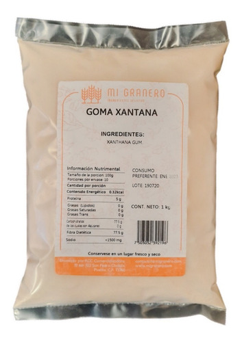 Goma Xantana, Goma Guar, Goma Arabiga 100 Gramos C/u