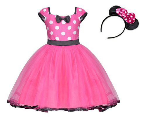 Ropa De Actuación Para El Día Del Niño, Vestido Minnie Gauze