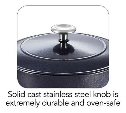 Tramontina 80131-038ds Enameled Cast Iron Covered Round Dutc