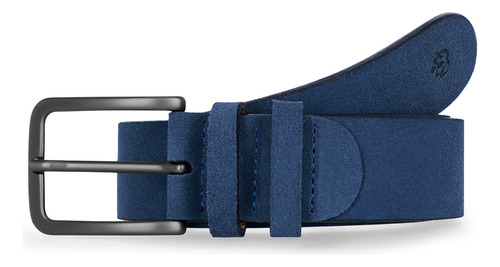 Cinturón Casual Scappino Gamuza Hombre Color Azul Talla 38