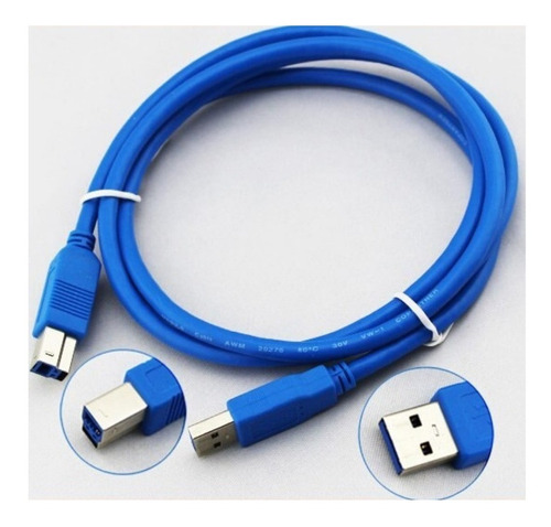 Cable Usb 3.0 Para Impresora, Scaner, Discos Externos Oferta