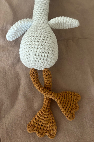 Ganso Crochet Amigurumi Bebé Apego