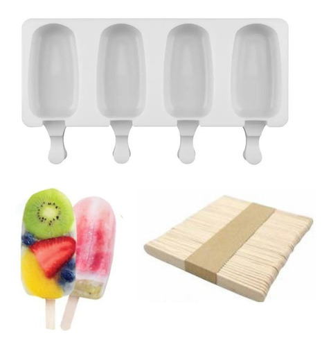 Molde De Silicona, Diseño Paleta De Helado !!