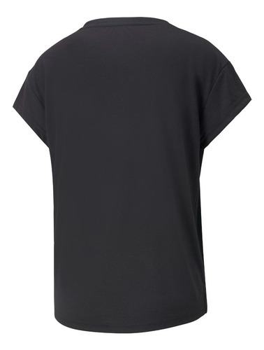 Imagen 2 de 6 de Polera Algodon Puma Modern Sports Tee Negro Mujer