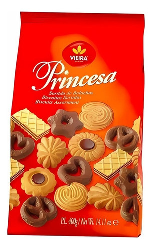 Biscoito Português Sortido Princesa Vieira 400g