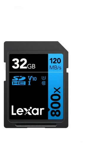 Caixa Com 10 Unidades Cartão Sd Lexar 32gb 800x 120mb/s V10