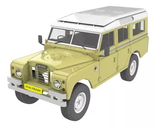 Mini Land Rover Wagon Rc Sculpture For Collectors