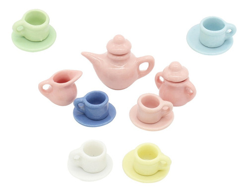 Aa 9 Piezas Set De Porcelana Té Plato Taza De Comedor En