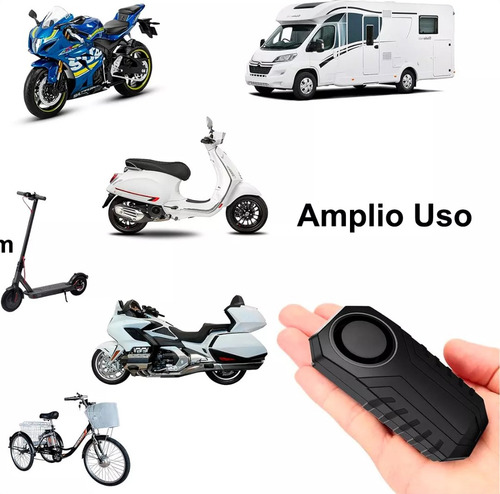 Alarma Sonora Sensor Bicicletas Motos Antirrobo Inalámbrica