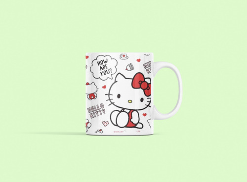 Taza De Cerámica Hello Kitty 320 Ml Hello Kitty