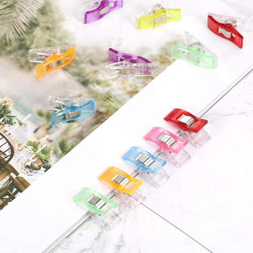 Imagen 4 de 7 de 100 Clips De Costura, Multiusos, Accesorios Manualidades