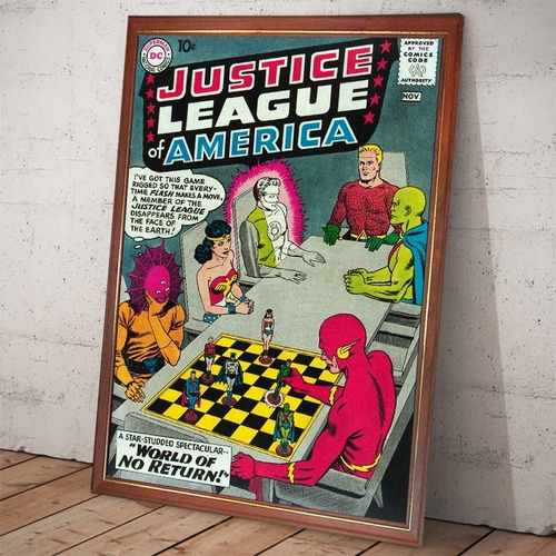 La Liga De La Justicia Numero 1 (dc, 1960) Comic Enmarcado