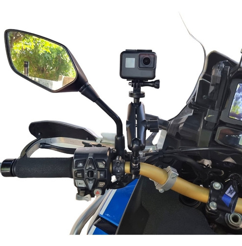 Imagen 2 de 9 de Base Montaje Gopro Tipo Ram Moto Soporte Camara Osmo