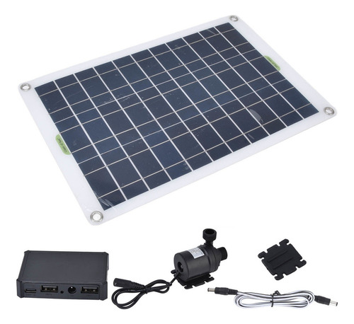 Kit De Bomba De Agua Solar 50w Panel 800l/h 12v Bajo Ruido D