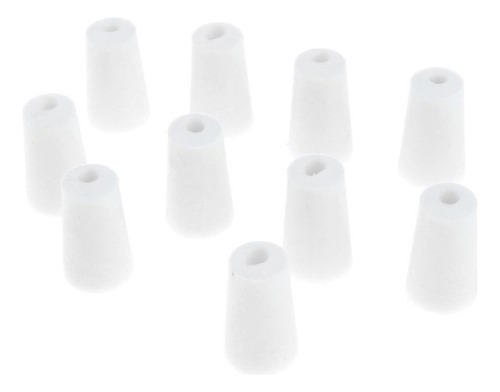 Tapones Cónicos De Laboratorio Con Tapón De Goma, 2 X 10 Uni