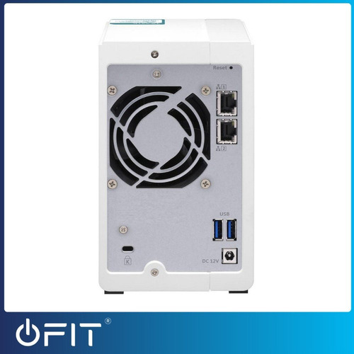 Imagen 4 de 7 de Almacenamiento Nas Storage 2 Bahías Qnap Ts-231k Quadcore