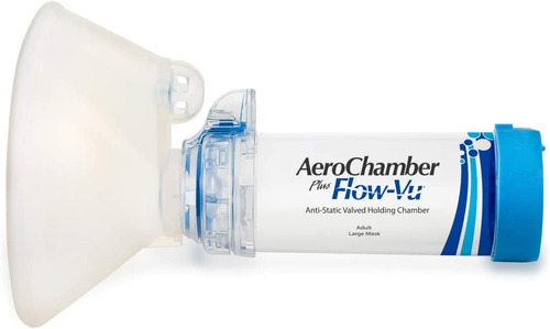 Aerochamber Plus Flow Vu Cámara Espaciadora P/adulto/ Grande