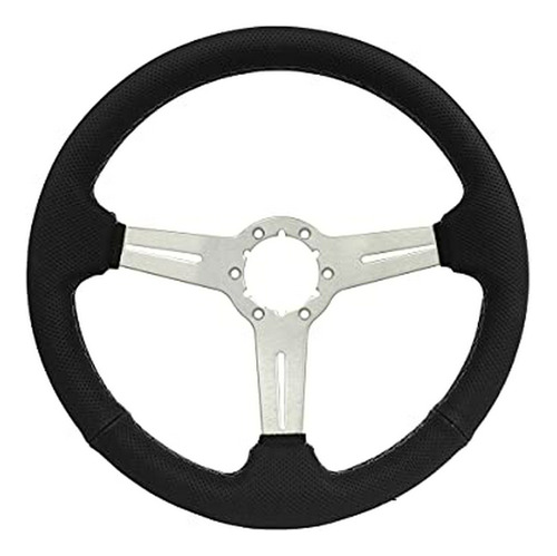 Volante De Auto, Volante Deportivo Vsw S6, Cuero Negro Perfo