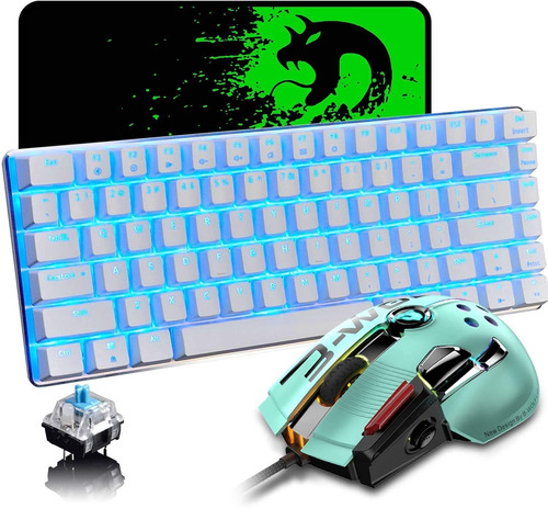 Kit Mouse Y Teclado Gamer, Retroiluminado Para Pc | 12 Bo...