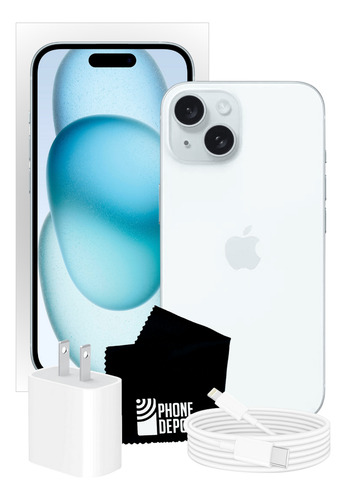 Apple iPhone 15 128 Gb Azul Sim Físico Con Caja Original (Reacondicionado)