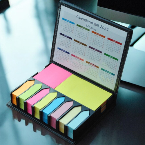 Estuche Con Notas Y Banderas Adhesivas 2000 Post It