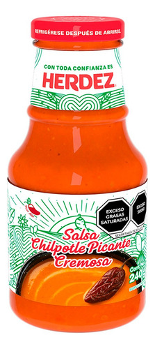 Salsa Chilpotle Herdez Picante Cremosa 240 g