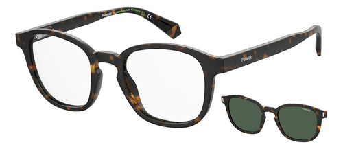 Gafas Polaroid con clip, polarizadas, PLD6203/cs 086-49
