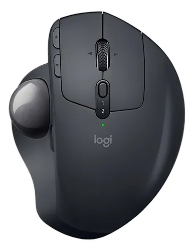 Mouse gamer trackball inalámbrico recargable Logitech MX Ergo 910-005177 negro