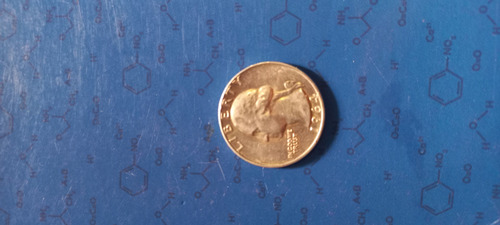 Imagen 1 de 2 de Moneda De 25 Centavos De Plata 1964