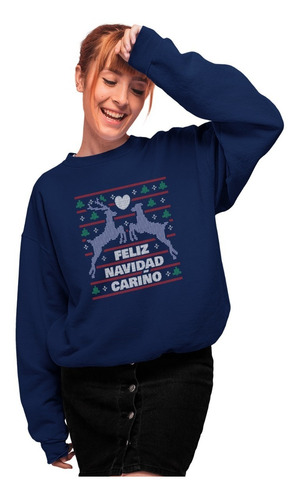 Sudadera Navidad - Unisex - Feliz Navidad Cariño