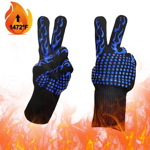 Guantes De Horno Resistentes Al Calor Para Barbacoa, Asar