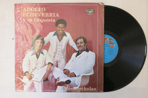 Vinyl Vinilo Lp Acetato Adolfo Echeverria Mechoncholao Salsa