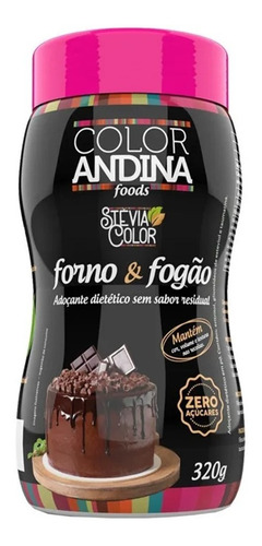 Adoçante Culinário De Stevia Forno E Fogão 320g Color Andina