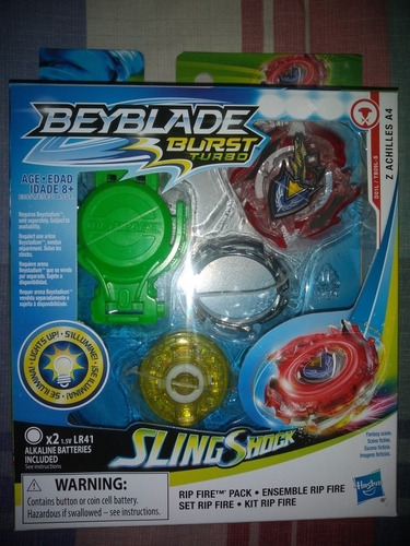 Beyblade Burst Turbo Sling Shock Z Achilles A4 Electrónico