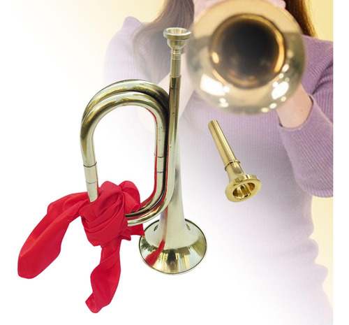 Mini Instrumento De Viento De Bronce Con Trompeta De
