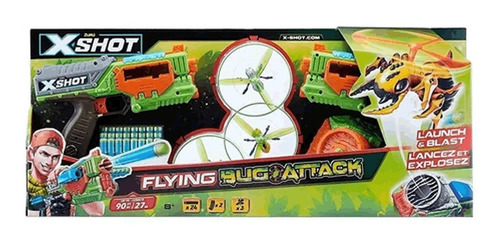 Lançador De Dardos X-shot Flying Bug Attack Da Candide 5558