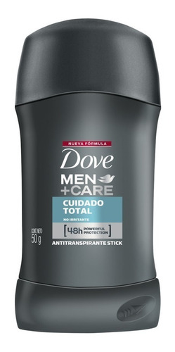 Desodorante Antitranspirante Cuidado Total En Barra Dove Men
